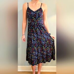 Floral Navy Dress